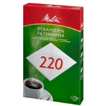 Melitta 220 kaffefiltre hvid 100stk