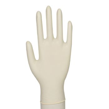 WhiteLabel Latexhandsker STR. S hvid 100stk