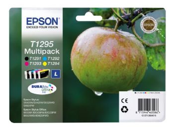 Blækpatroner Epson Multi Pack 4 stk High Cap, (T1295)