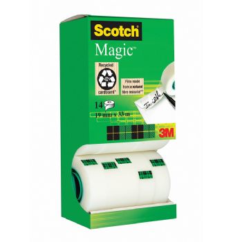 Scotch Magic 810 tape 19mmx33m hvid 14rl