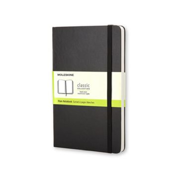 Moleskine Classic notesbog STR. L blank sort