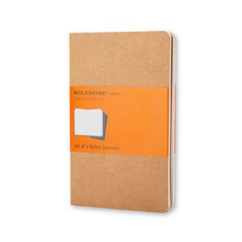 Moleskine Cahier Pocket notesbog linjer brun