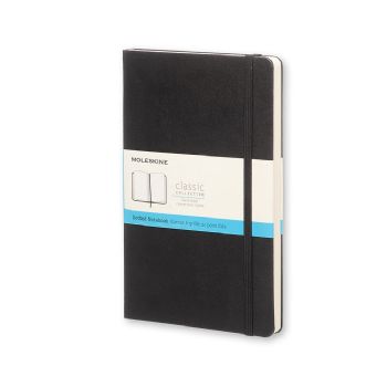 Moleskine Classic notesbog STR. L prikket sort