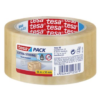 Emballagetape Tesa 57171 Klar 50mmx66m PVC