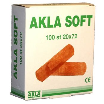 Akla Soft plaster 20x72mm 100stk