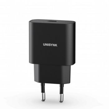 Unisynk USB-C oplader sort