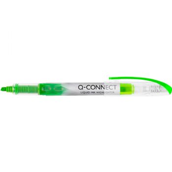 Tekstmarker Q-Connect Liquid grøn