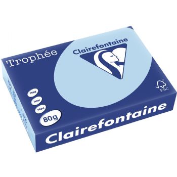 Kopipapir Trophee fra Q-Connect A4 80g Pastel Blå 