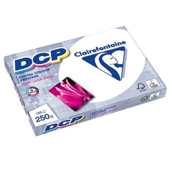 DCP Clairfontaine A4 kopipapir 250g hvid 125ark