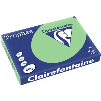 Trophee kopipapir A3 80g pastel grøn 500ark