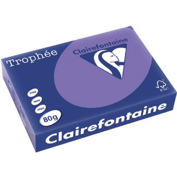 Trophee A4 kopipapir 80g stærk lilla 500ark