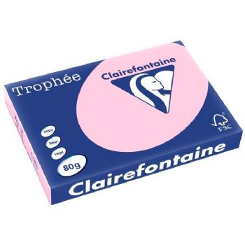 Trophee kopipapir A3 80g pastel lyserød 500ark