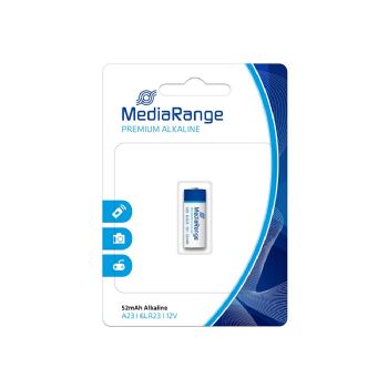 Media Range Alkaline A23/6LR23 12V batterier i blister med 1 stk 