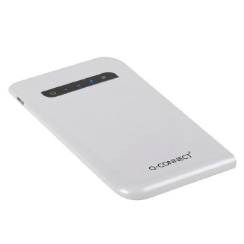 Q-connect 3000mAh powerbank hvid