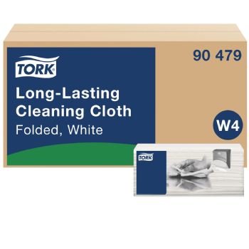 Tork 90479 Premium W4 allround aftørringsklude 4x90ark hvid