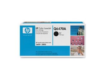 HP LaserJet Q6470A 501A toner sort