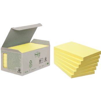 Post-It notes 76x127mm gul 6stk