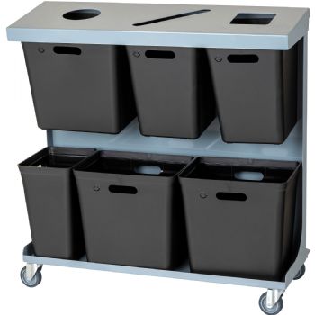 Tina Trolleys Kildesorteringsvogn 36x89x92cm 100L