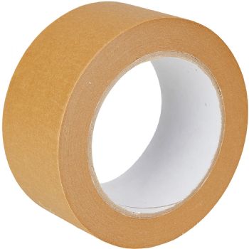 WhiteLabel Pakketape papir 50mmx50m brun