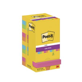 Post-it Super Sticky notes 76x76mm Carnival 12stk