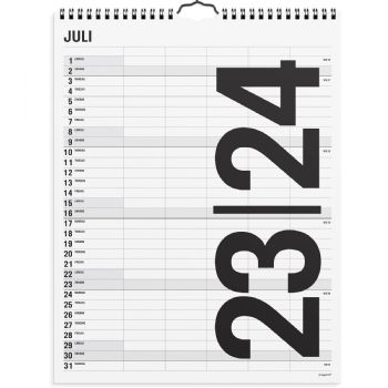 Mayland 2024 24808600 familiekalender 5 kolonner 39x29,5cm