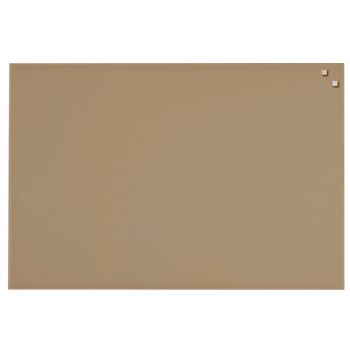 NAGA magnetisk glastavle 60x80cm beige