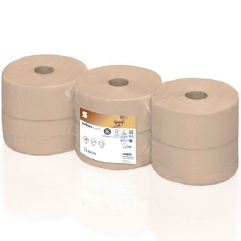 Satino PureSoft Jumbo toiletpapir 2-lags 9,2cmx380m 6rl