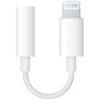 Apple lightning mellemstik hvid