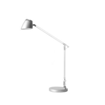 LightUp Napoli bordlampe m/base asymmetrisk sølv