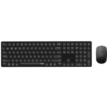 RAPOO 8020M trådløs tastatur & mus sort