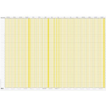 Mayland 2024 24065300 Ferie Planner vægkalender 70x99,5cm