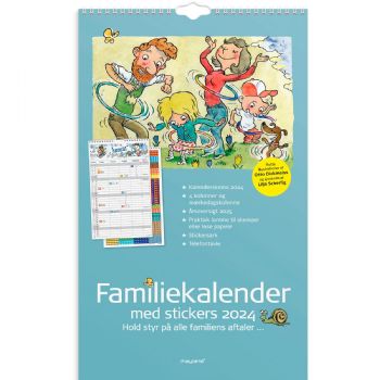 Mayland 2024 24066230 4 kolonner vægkalender 39x24cm