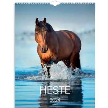 Mayland 2024 24066310 heste vægkalender 39x29,5cm