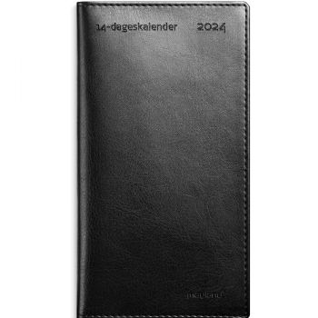 Mayland 2024 24083000 14-dages kalender 17x10cm sort