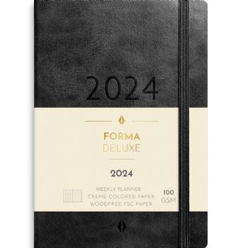 Burde 2024 24201400 Forma Deluxe ugekalender A6 sort