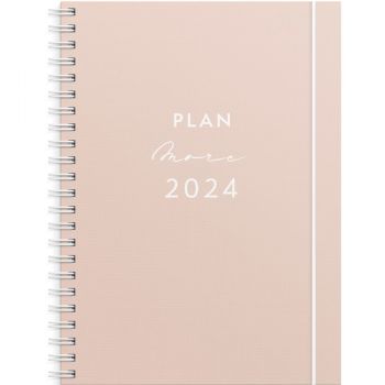 Burde 2024 24226300 Plan More kalender A5 24x17cm beige