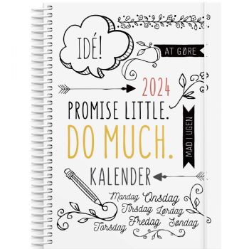 Burde 2024 24227000 Doodle I ugekalender A5 21,5x16cm