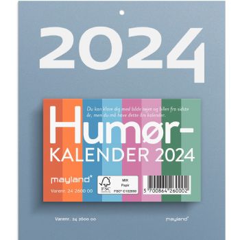 Mayland 2024 24260000 humør afrivningskalender 15,5x13,5cm