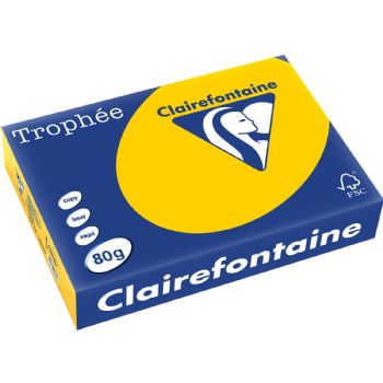 Trophee kopipapir A4 80g Sun Flower 500ark