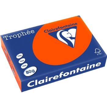 Trophee kopipapir A4 80g Intensive Orange 500ark