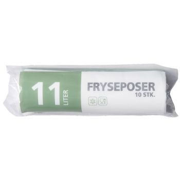 WhiteLabel Fryseposer m/skrivefelt 11L 54x29cm klar