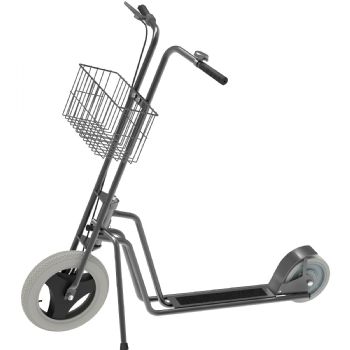 Kongamek platform scooter m/luft hjul 150kg