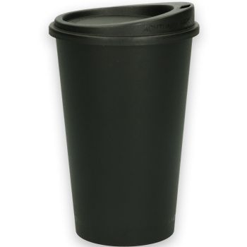 Verive kaffebæger og låg 147xØ79mm 400ml sort