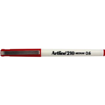 Artline EK210 fiberpen 0,6mm rød