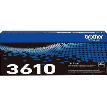 Brother TN3610 toner sort 18.000ark