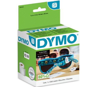 Dymo prisetiketter 11x54mm hvid 1500stk