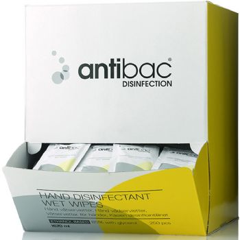 Antibac hånddesinfektion wipes 85% 250stk