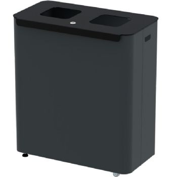 WhiteLabel Eco Star sorteringsstation 2x60L sort