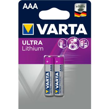 VARTA Lithium AAA batterier 1,5V