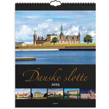 Mayland 2025 25066200 danske slotte vægkalender 29,5x39cm